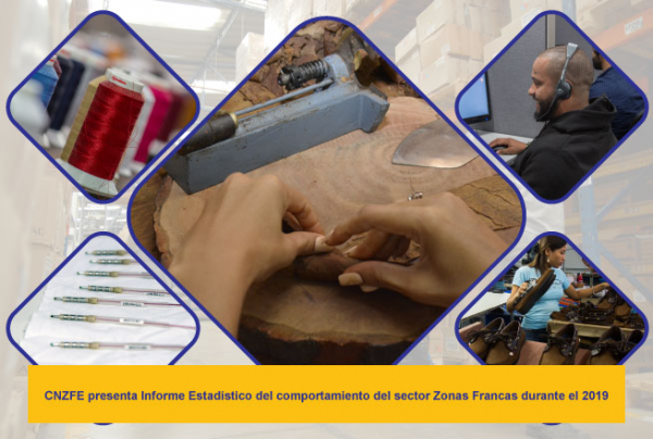 CNZFE presenta Informe Estadístico del comportamiento del sector Zonas Francas durante el 2019
